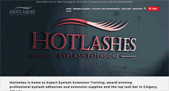 Desktop Screenshot of hotlashes.ca